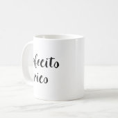 Cafecito Rico spanische Kaffee-Tasse Kaffeetasse (Vorderseite Links)