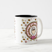 Cafecito und Chisme Tasse im mexikanischen Stil (VorderseiteRechts)