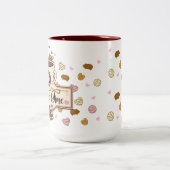 Cafecito und Chisme Tasse im mexikanischen Stil (Mittel)