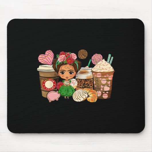 Cafecito Y Chisme Kaffee Cups Mexiko Cinco De Mayo Mousepad (Vorne)