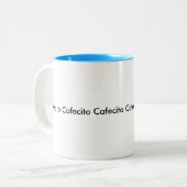 Cafecito Zweifarbige Tasse (Vorderseite Links)