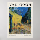 Cafee Terrace At Night Blossom Poster (Vorne)