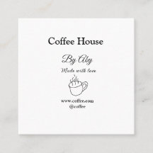 Caféhaus mit Liebe gemacht Text-Website socia