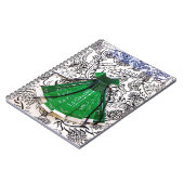 Cafékleidernotizbuch Notizblock (Linke Seite)