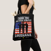 CafePress Louisiana Karte Tote Bag Leinwand Tasche (Von Nahem)