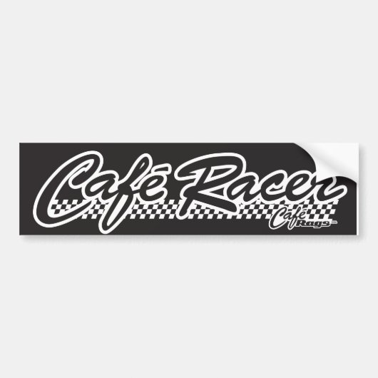 Caféracer-Autoaufkleber Autoaufkleber (Vorne)