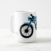Caféracer-Motorrad-Tasse Kaffeetasse (Vorderseite Links)