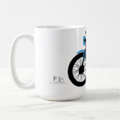 Caféracer-Motorrad-Tasse Kaffeetasse (Links)