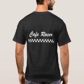 Caféracer-Schachbrett T-Shirt (Rückseite)