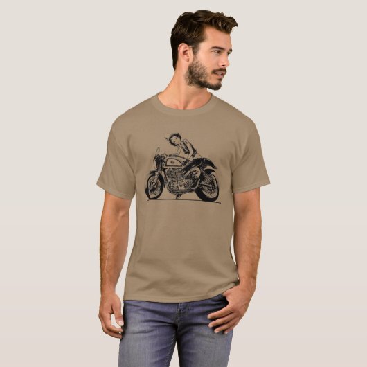 CAFÉRACER. T-Shirt (Vorne ganz)
