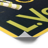 Cafes Chocolats L. Nachbar Vintage Ad Poster (Ecke)