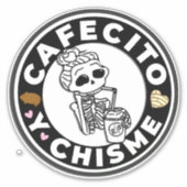 Cafesito y Chisme Aufkleber für Autos (Vorderseite)