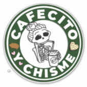 Cafesito y Chisme Aufkleber für Autos (Vorderseite)