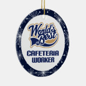 Cafeteria-Arbeitskraft-Geschenk-Verzierung Keramikornament (Rechts)