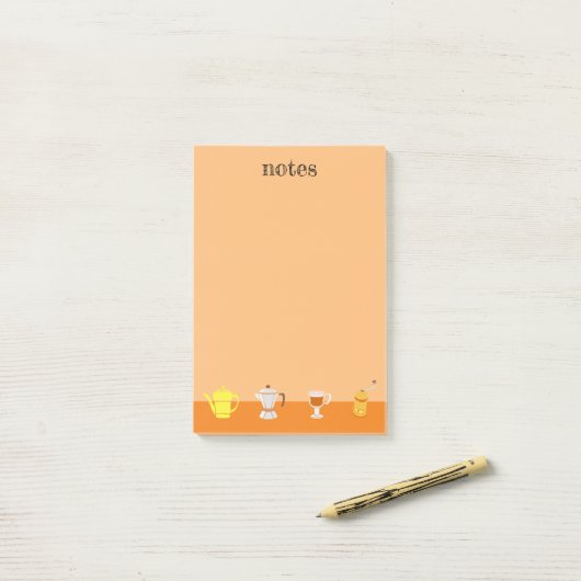 Cafeteria Art 2 Post-it Klebezettel (Auf Schreibtisch)