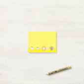 Cafeteria Art 3 Post-it Klebezettel (Auf Schreibtisch)