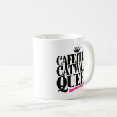 Cafeteria Catwalk Queen Chic Pink Kaffeetasse (VorderseiteRechts)