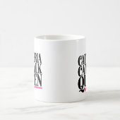 Cafeteria Catwalk Queen Chic Pink Kaffeetasse (Mittel)
