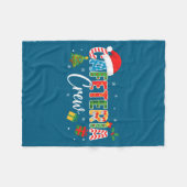 Cafeteria Crew Christmas Holiday School Staff Food Fleecedecke (Vorderseite (Horizontal))