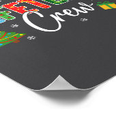 Cafeteria Crew Christmas Holiday School Staff Food Poster (Ecke)