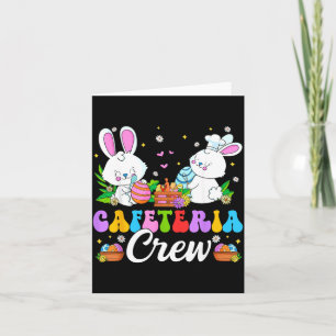 Cafeteria-Crew Lunch Lady Bunny Frohe Ostern Karte