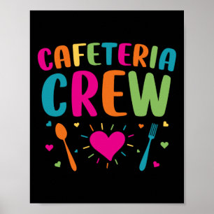 Cafeteria Crew Mittagessen Lady Back to School Nov Poster