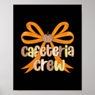 Cafeteria-Crew Preppy-Kokette Herbst Thanksgiving Poster