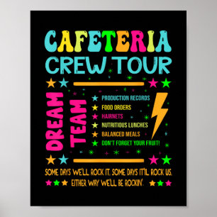 Cafeteria Crew Tour Lunch Schlemmerparadies Poster