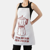 Cafeteria Hebrew Jüdischer Spaß "No Coffee No Tora Schürze (InSitu)