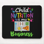 Cafeteria Lunch Lady Child Nutrition ist mein Gesc Mousepad (Vorne)