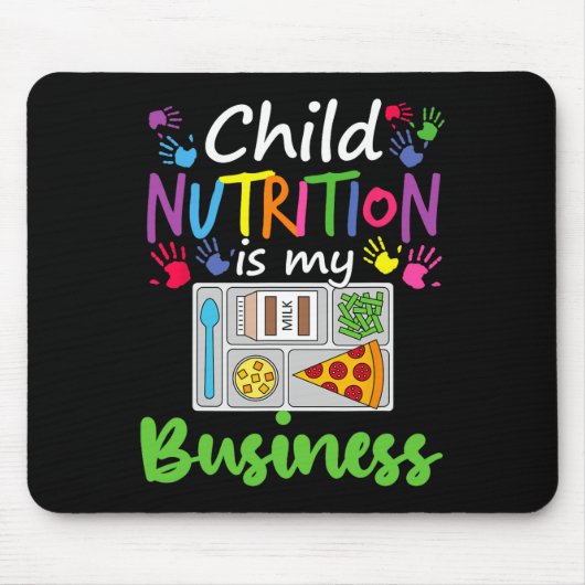 Cafeteria Lunch Lady Child Nutrition ist mein Gesc Mousepad (Vorne)