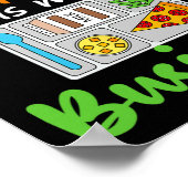 Cafeteria Lunch Lady Child Nutrition ist mein Gesc Poster (Ecke)