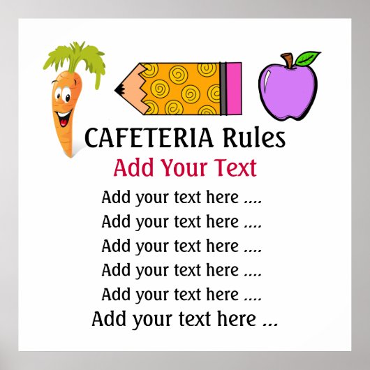 Cafeteria Poster - SRF (Vorne)