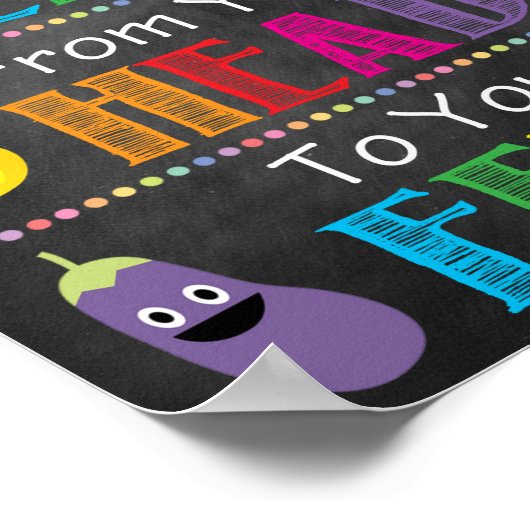 Cafeteria Printable Poster (Ecke)