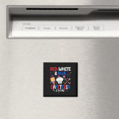 Cafeteria Red White and Blue Cafeteria Crew Cafete Magnet (In Situ (Geschirrspüler))