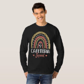 Cafeteria Squad Boho Rainbow Leopard Lunch Lady Cr T-Shirt (Vorne ganz)