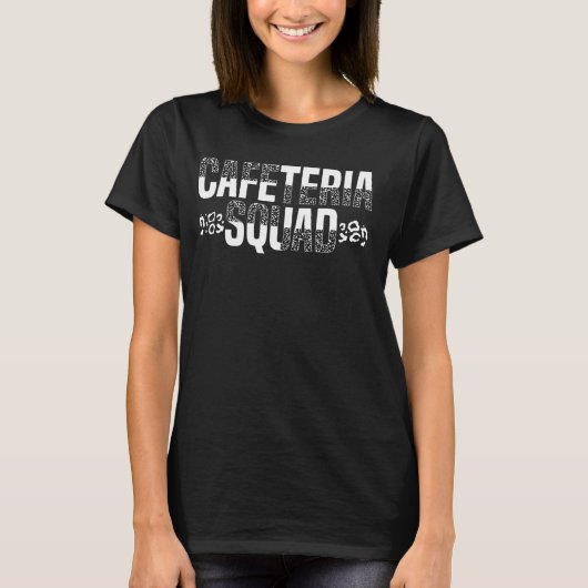 Cafeteria Squad Cafeteria Manager Mitarbeiter Leop T-Shirt (Vorderseite)