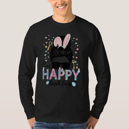Cafeteria Stuff One Happy Lunch Lady Oaster T-Shirt (Vorderseite)