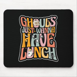 Cafeteria Worker Back to School Halloween La Mousepad