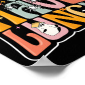 Cafeteria Worker Back to School Halloween La Poster (Ecke)