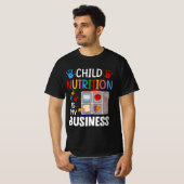 Cafeteria Worker Lunch Lady Food Tray Child T-Shirt (Vorne ganz)