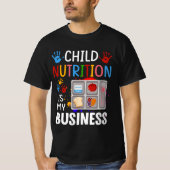Cafeteria Worker Lunch Lady Food Tray Child T-Shirt (Vorderseite)