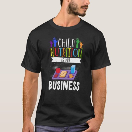 Cafeteria Worker Lunch Lady Food Tray Child T-Shirt (Vorderseite)