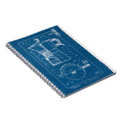 cafetiere moka bialetti blueprinplan notizblock (Rechte Seite)