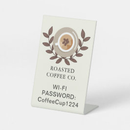 Cafetisch-Schild Sockelschild