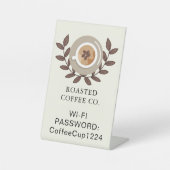 Cafetisch Sockelschild (Vorderseite)