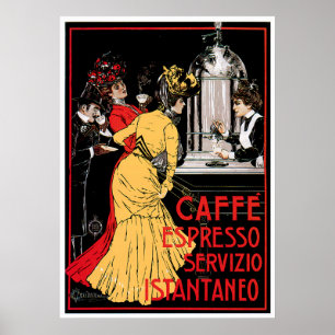 Caffe Espresso-Vintage Poster