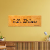 Caffe Italiano Tuscan Orange Malerei Leinwanddruck (Insitu (Wohnzimmer))