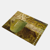 Caffe Latte Fußmatte (Schrägansicht)