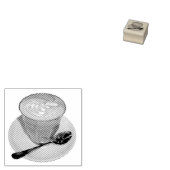 Caffè latte gummistempel (Stempel)